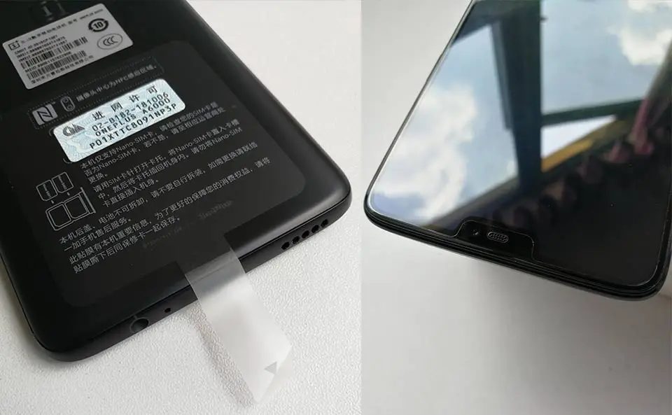 Глобальная прошивка Oneplus 6 8 ГБ ОЗУ 128 Гб ПЗУ Android четыре ядра мобильный телефон