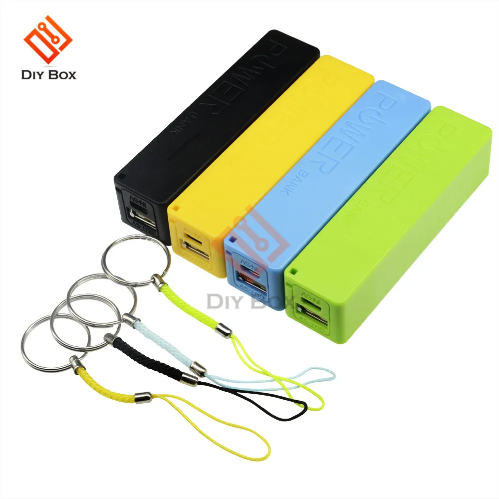 DIY power Bank 18650 чехол для аккумулятора USB power Bank чехол Комплект 18650 зарядное устройство для аккумулятора DIY коробка зеленый черный желтый синий белый