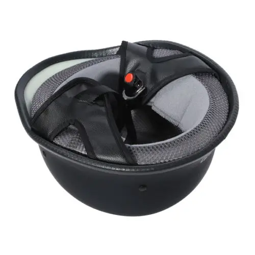 Мотоциклетный матовый черный Немецкий полулицевой шлем ДЛЯ Chopper Cruiser Biker M/L/XL|chopper