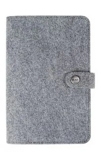 Фетр Тетрадь канцелярские книги дневник A5 A6 вкладыш календарь billbook tsmip querysystem filofax путешествия Тетрадь стиль - Цвет: gray1