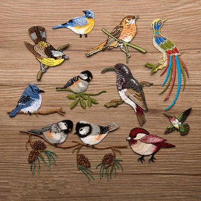 10 шт. декоративные нашивки для одежды с логотипом птицы|iron patch|patches for clothingapplique patch |