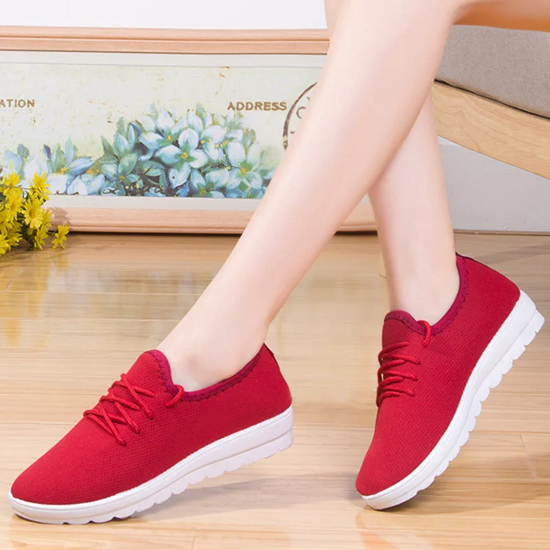 2019 г. новые весенние повседневные туфли на плоской подошве женская обувь Легкие