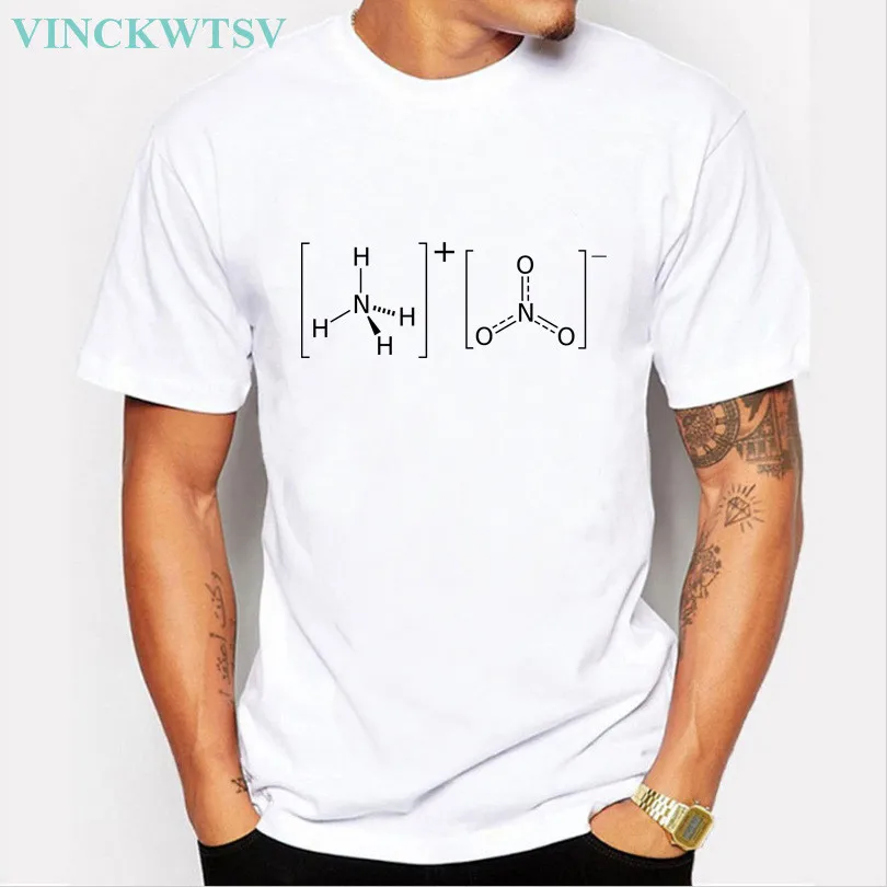 Vinckwts Новый химическая формула воды человек прохладный костюм Для мужчин
