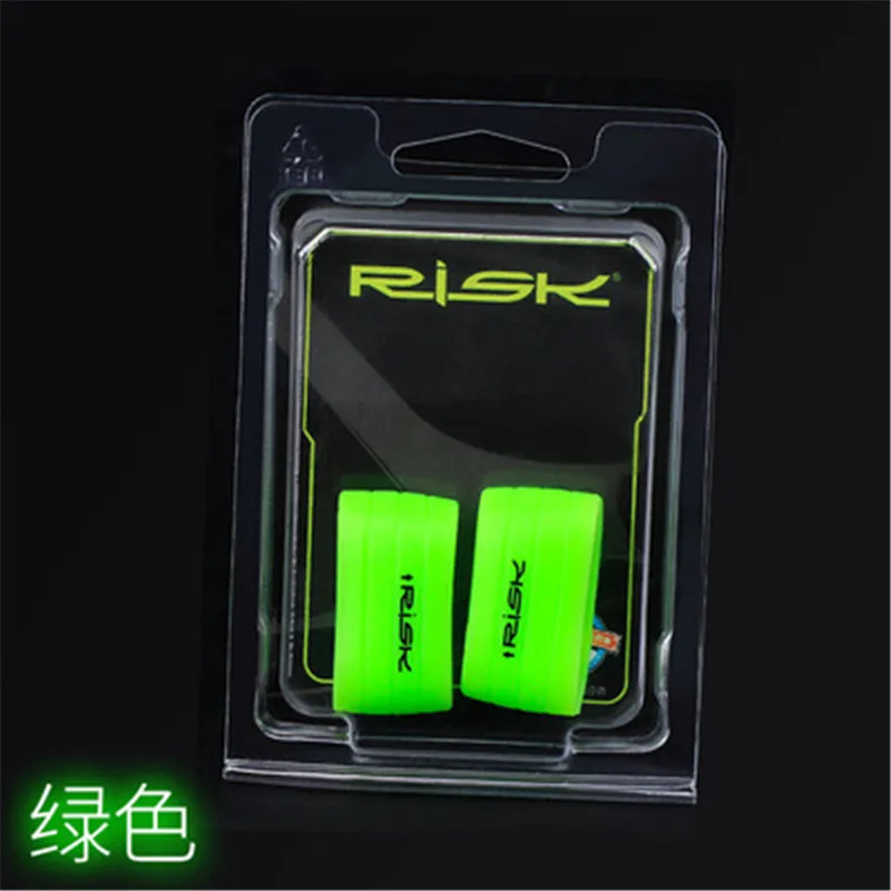 RISK 1 пара велосипедная лента для руля фиксированное кольцо резиновый Анти-пропуск дорожный велосипед заглушки для ручки бар лента