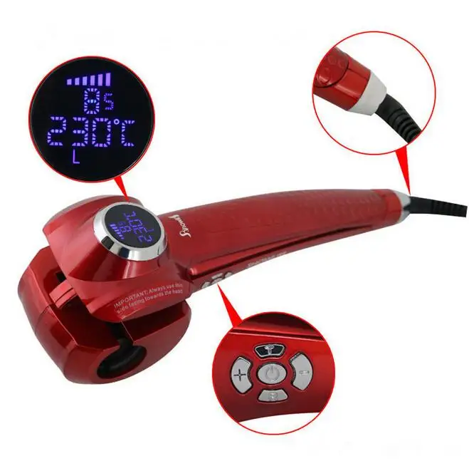 Профессиональные щипцы для завивки волос стайлер укладки с подогревом