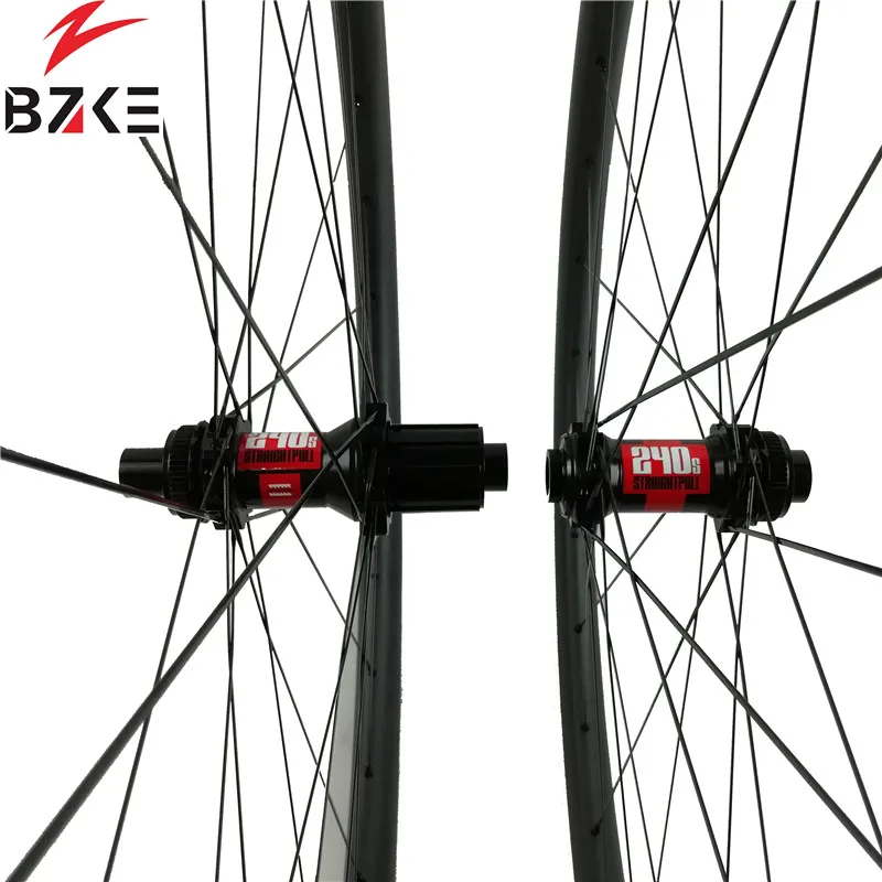 Углеродные горные велосипедные колеса BZKE 29er 240s прямые втулки карбоновые