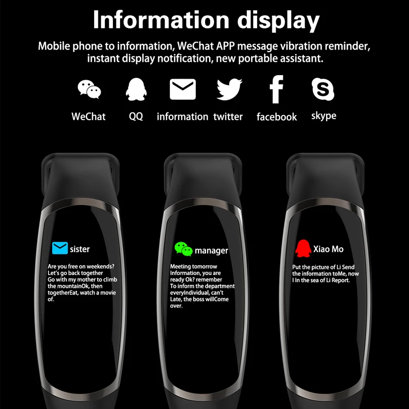 Смарт-браслет R16 Android IOS пульсометр монитор сна кровяное давление фитнес-трекер