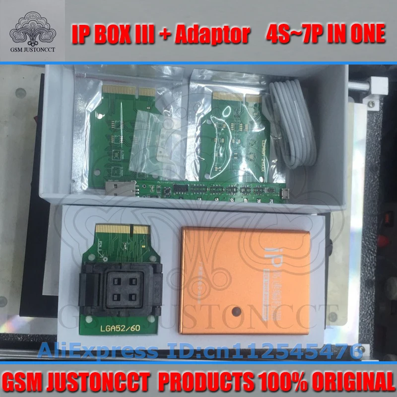 100% Оригинальный ip box IP BOX3 высокоскоростной программатор для телефона pad жесткий