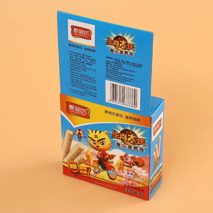 Оптовая одноразовая крафт бумага фаст фуд упаковочные коробки с рисунком