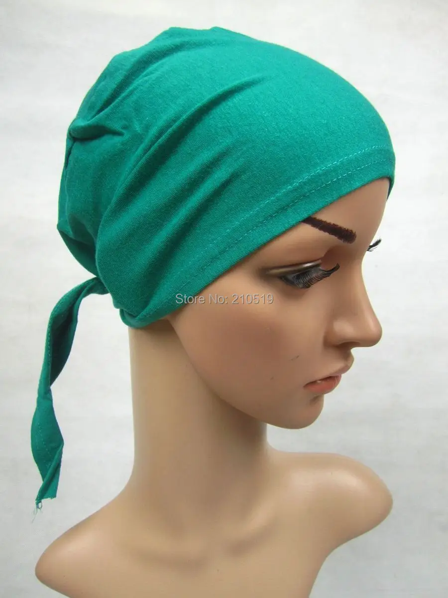 white black mix colors 100% cotton INNER CAPMUSLIM UNDERSCARF |