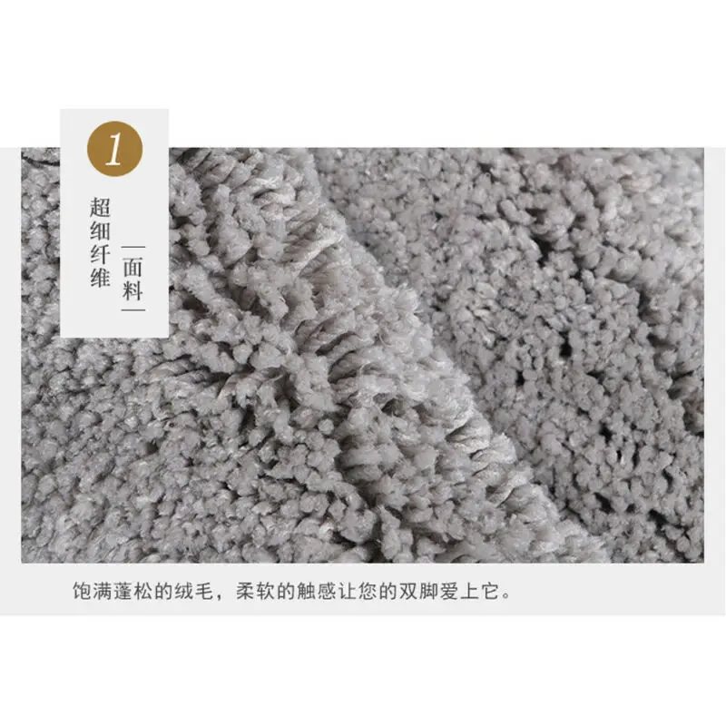 Хлопковый плюшевый напольный коврик в форме кошки однотонный мягкий маленький