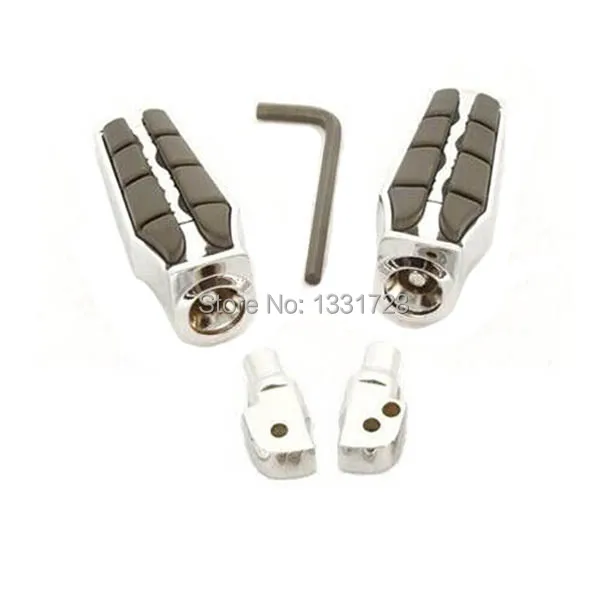

Chrome Wing Foot Pegs Rests For All Years Yamaha V-Max (Rear)