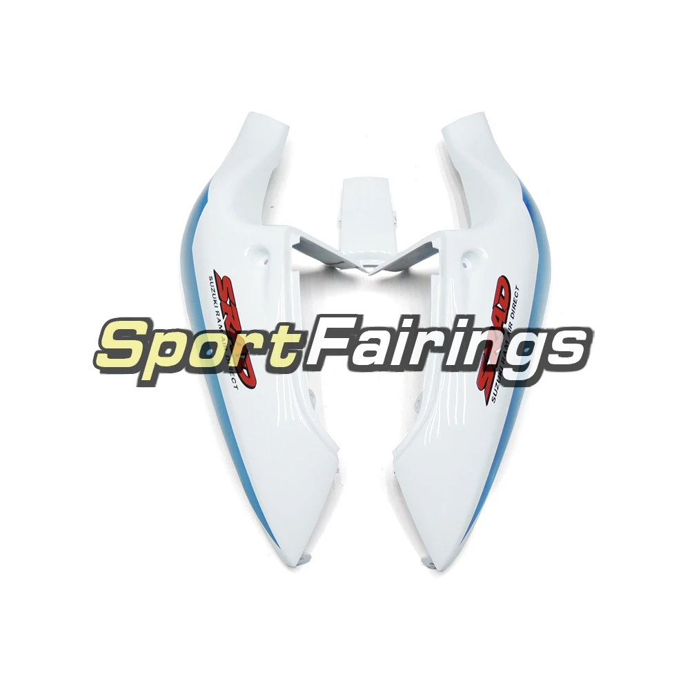 Бело-синие полные коврики для спортивных велосипедов Suzuki 1996 1997 1998 GSXR600/GSXR750