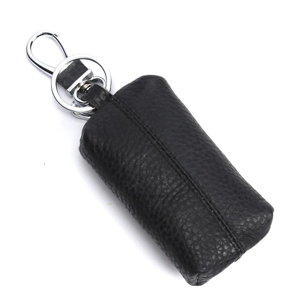 Пояса из натуральной кожи Ключи Женские Кошельки Для мужчин Key Holder ключница ключи Для женщин брелок Чехлы для мангала молния ключеник сумка кошелек