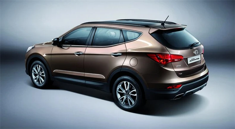 Задняя Крышка багажника, защитная крышка для HYUNDAI Santa Fe 2013, высокое качество, авто аксессуары, черный, бежевый цвет