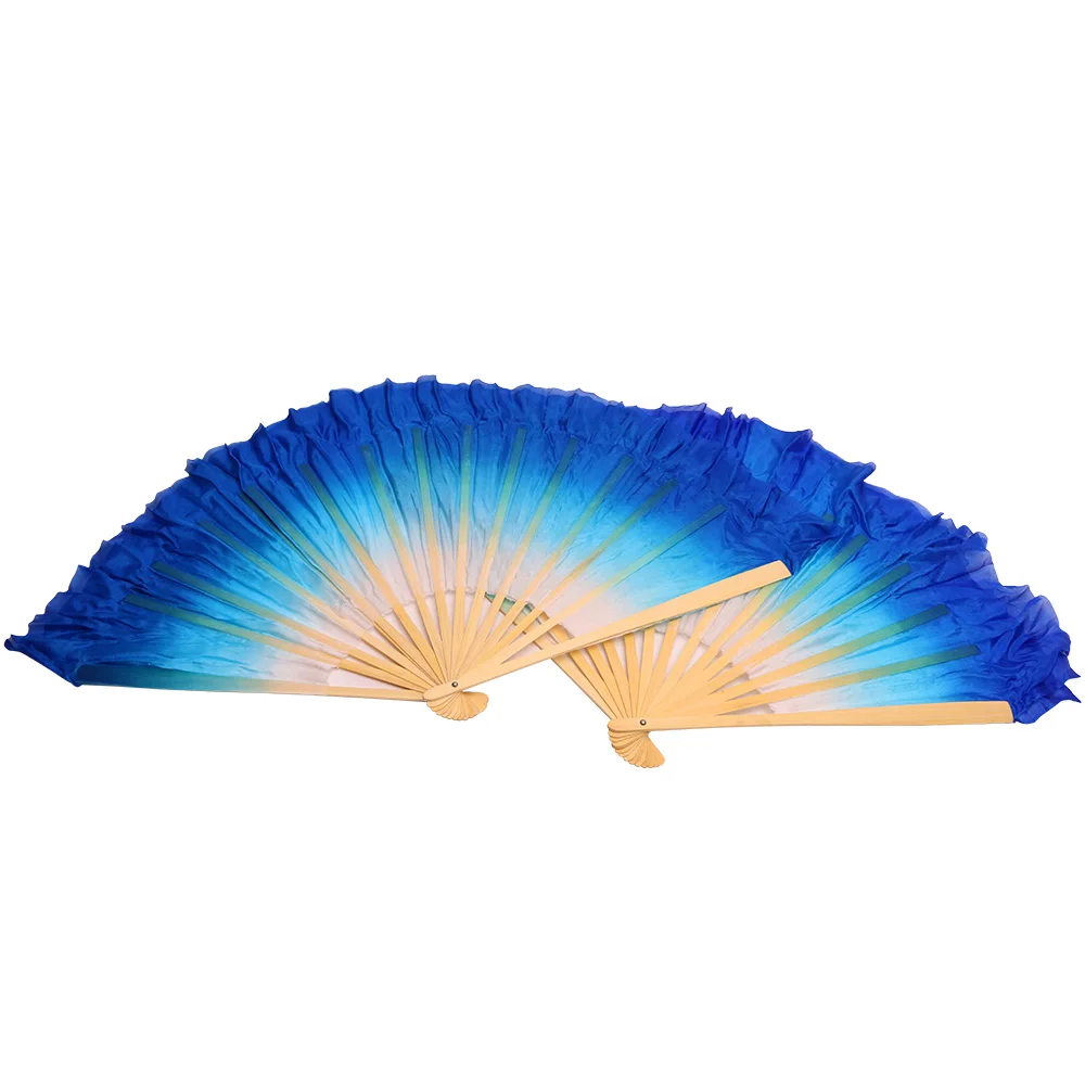 

Женский Шелковый веер для танца живота, популярный короткий веер из шелка разных стилей, 2018