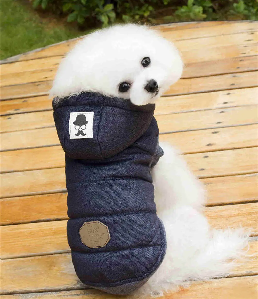 Новинка одежда для собак высокого качества зимнее пальто и куртки хлопковая