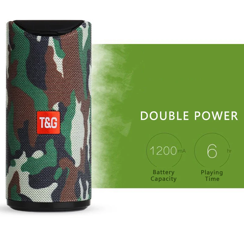 Внешний Bluetooth динамик портативный беспроводной водонепроницаемый сабвуфер AUX s