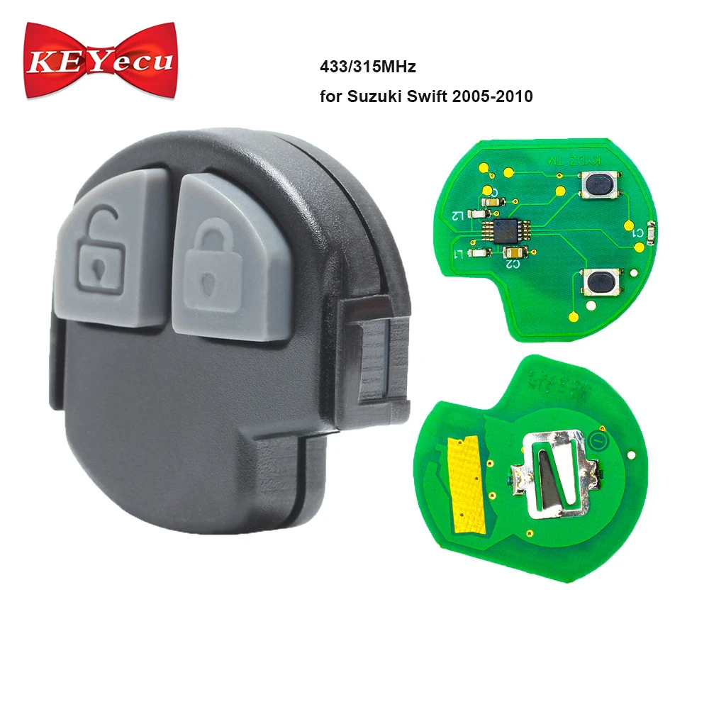 KEYECU для Suzuki Swift 2005 2006 2007 2008 2009 2010 Брелок дистанционного управления 3Y TS004 315 МГц/4Y TS002