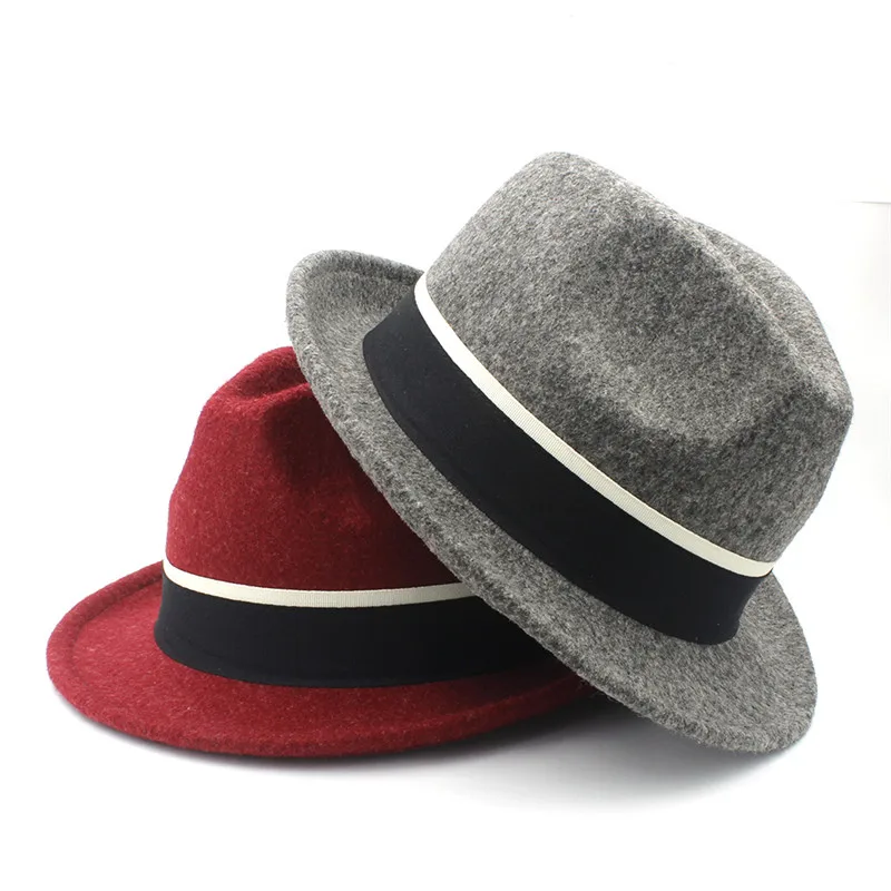 Шляпа в британском стиле для мужчин и женщин из 100% шерсти 56 58 см|mens fedora hat|fedora hatmen |