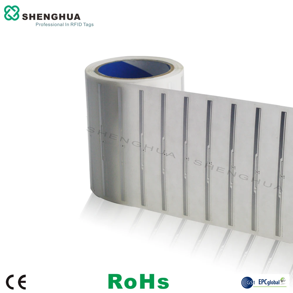 1000 шт./лот ISO18000-6C этикетка Uhf Rfid библиотеки книжный ярлык бумага пустой печати RFID