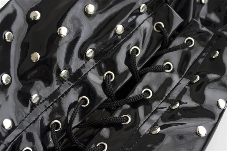 Маска Капюшон из искусственной кожи для взрослых латексная повязка на глаза с открытым ртом фетиш БДСМ