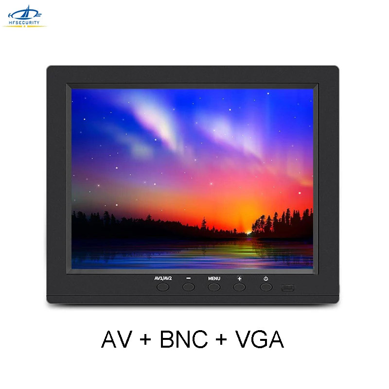 Монитор видеонаблюдения 8 дюймов 800*480P BNC AV экран VGA PAL NTSC монитор дисплей заднего