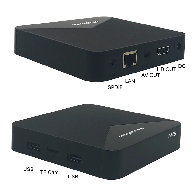 ТВ-приставка Magicsee N5 Android 7 1 четырехъядерный процессор Amlogic S905X смарт-ТВ 2 Гб RAM 16 ROM 4G