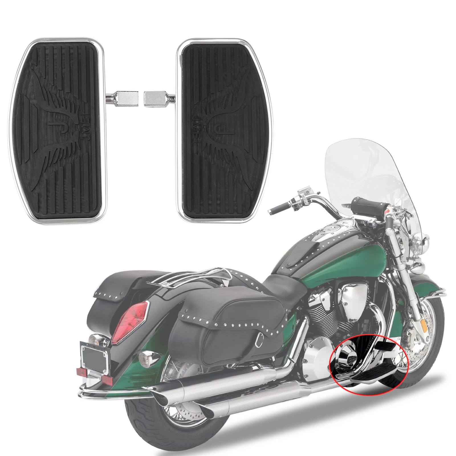 Artudatech для Honda Shadow Aero 750 VT750 мотоциклетные Передние Задние подножки аксессуары для доски