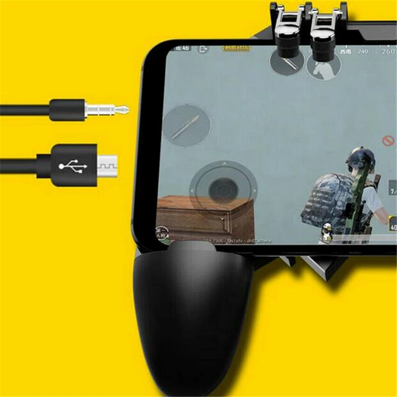 Игровой джойстик MOBA контроллер с кнопкой оборота геймпад для PUBG IOS Android 6 пальцев |