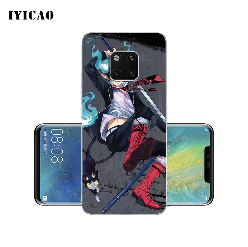 IYICAO Ao no Exorcist Okumura Rin Мягкий силиконовый чехол для телефона Huawei Mate 10 20 Lite Pro Nova 2 2i 3 3i 4