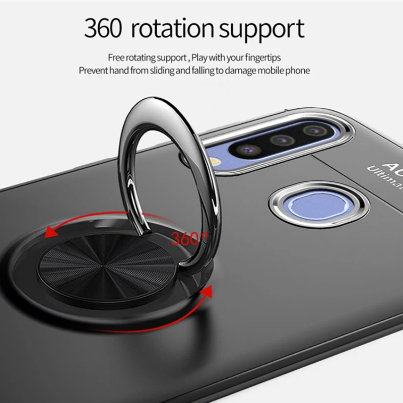 Magnet Car Holder Case For Samsung Galaxy M30 M20 M10 Luxury Shockproof Rubber Back Cover A10 A30 A40 A50 A70 Stand Cases |