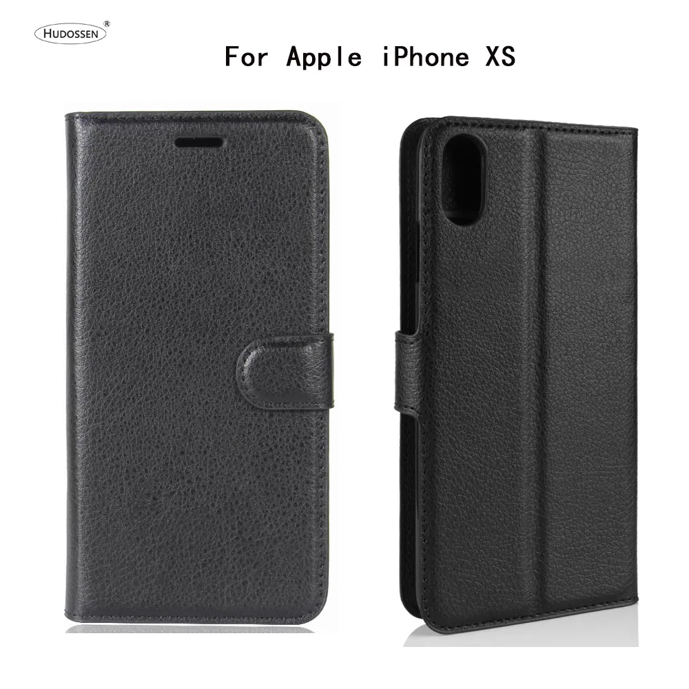 Чехол HUDOSSEN для Apple iPhone Xs роскошная Обложка на заднюю панель из искусственной кожи