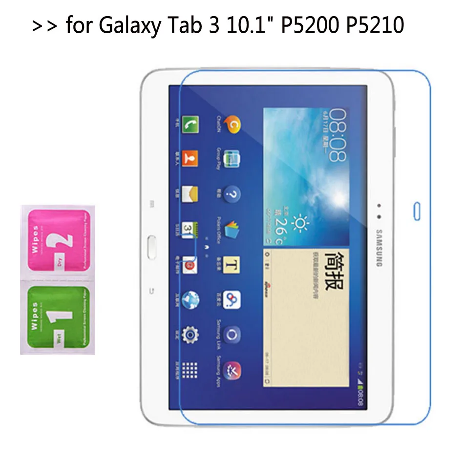 2PCS Clear Soft Ultra Slim Tablet Screen Protectors For Samsung Galaxy Tab 3 10.1 P5200 P5210 10.1inch Protective Film | Мобильные