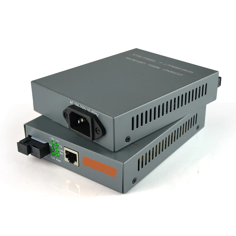 1 пара 10/100/1000 базовый Netlink simplex SC HTB-GS-03-AB оптоволоконный 20 км RJ45 Enternet