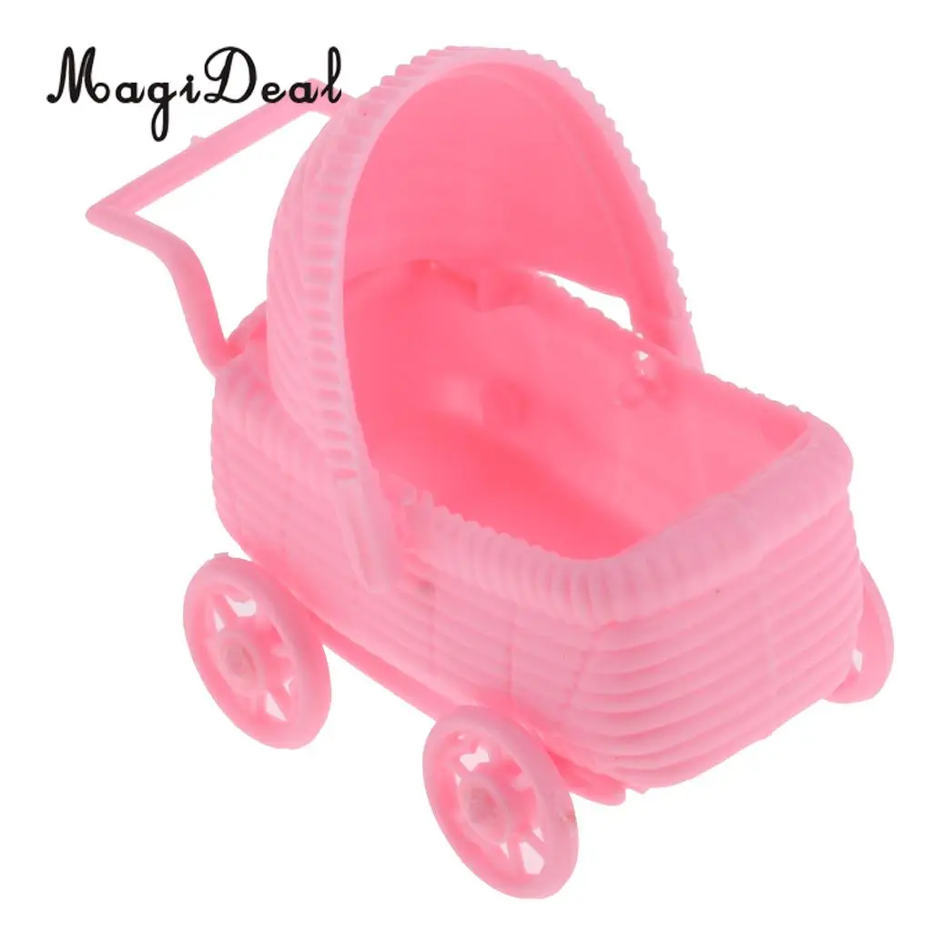 MagiDeal 12 шт./компл. Пластик детскую коляску Baby Shower вечерние пользу украшения стола розового и голубого цвета