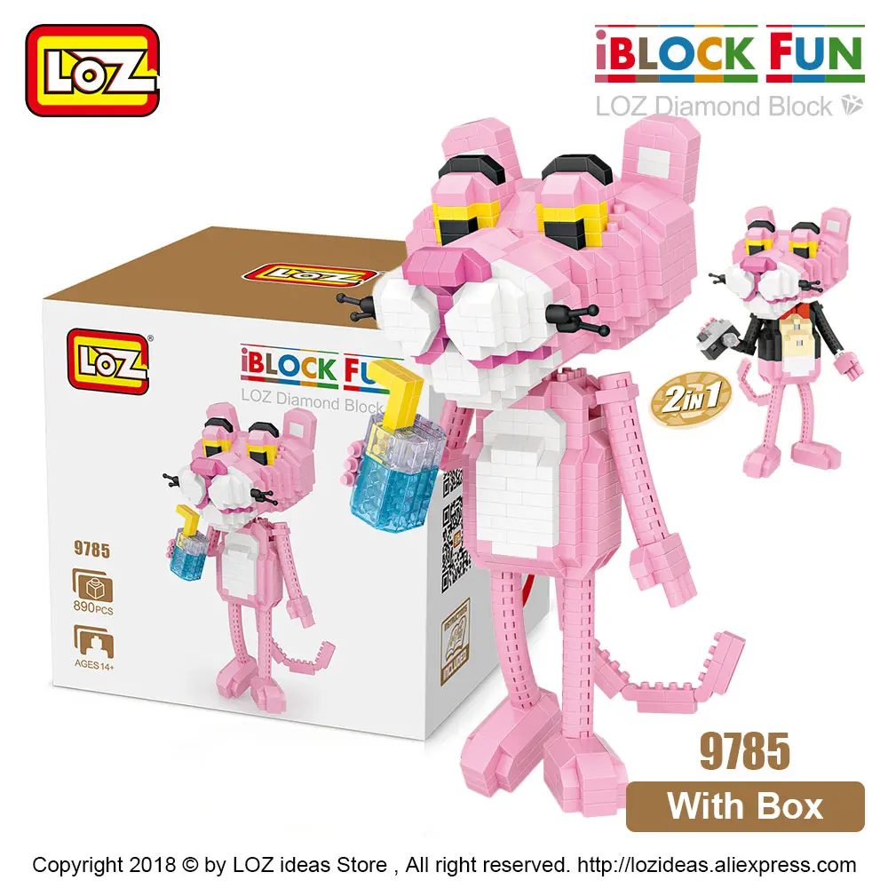 9785 With Box LOZ, алмазные блоки, сборка, аниме, фигурка, Kawaii, мини микро строительные блоки, кирпичи, сделай сам, развивающие игрушки для детей, подарок - Цвет: 9785 With Box