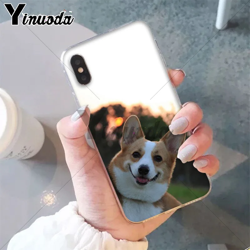 Умный чехол 11pro MAX Best friend animal corgi мягкий для Apple iPhone 8 7 6 6S Plus X XS 5 5S SE XR|Чехлы-накладки|