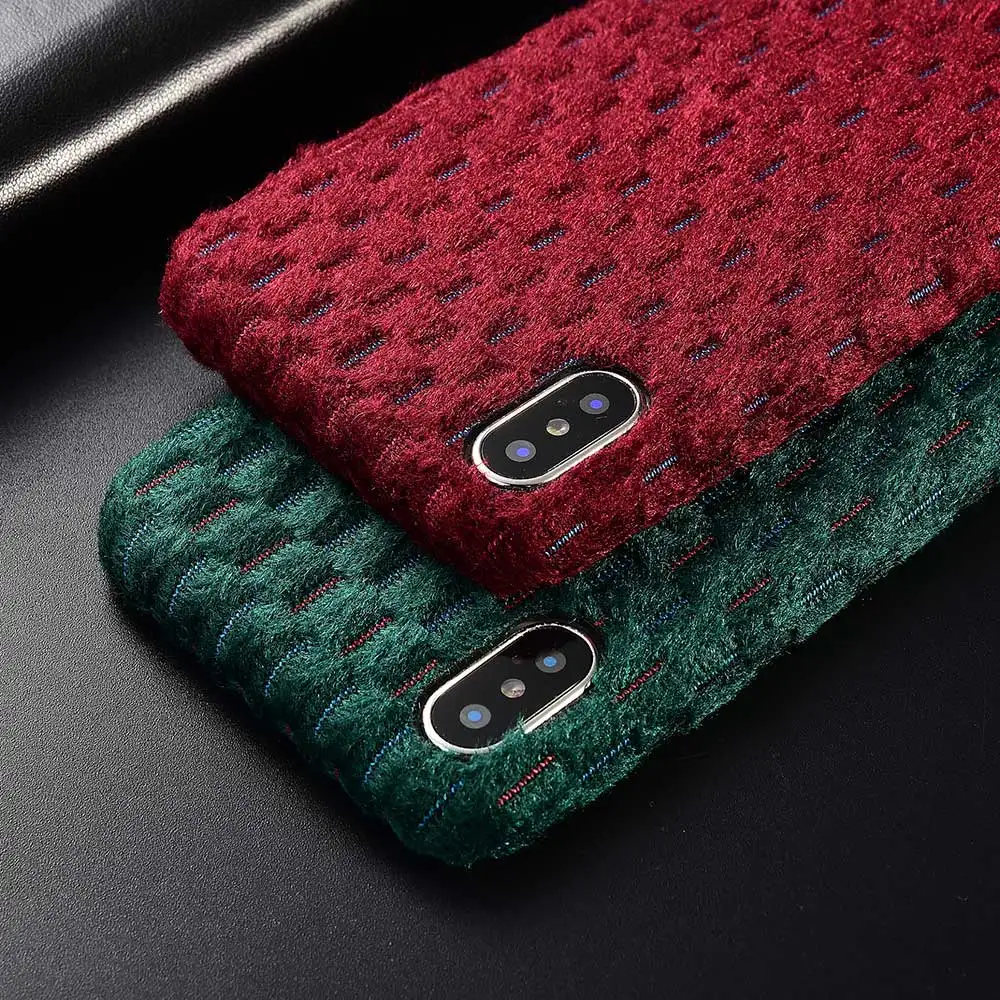 Чехол Boucho для iPhone XS Max XR X 8 plus модные тканевые чехлы телефонов 7 6 6s ультра тонкий
