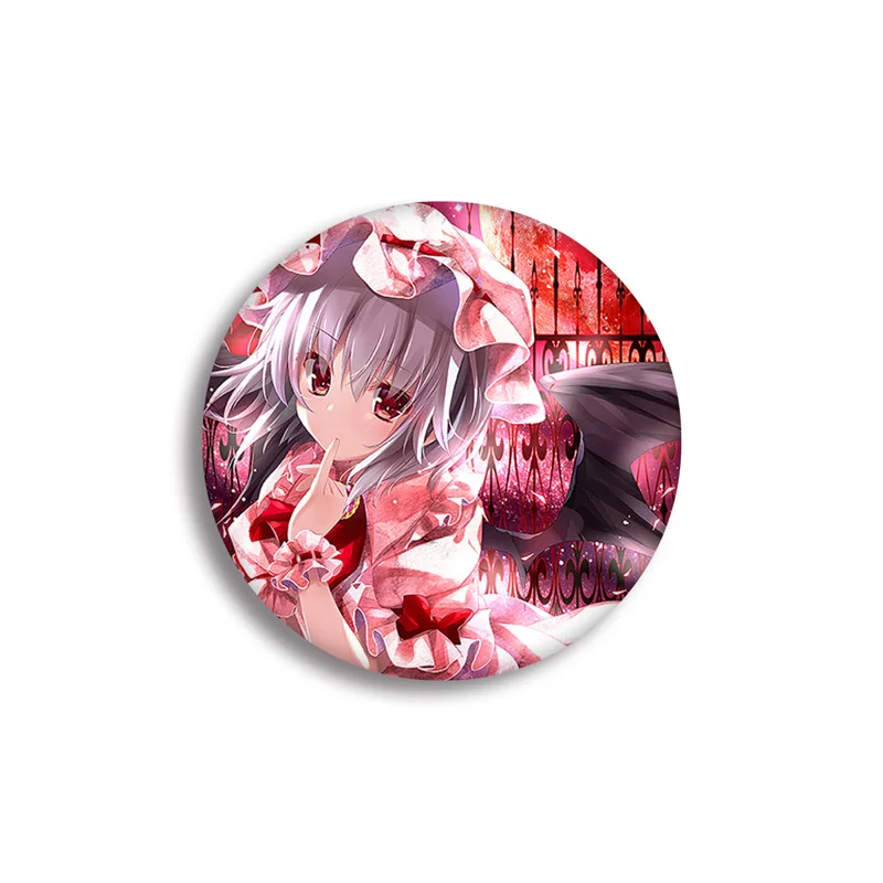 Аниме Touhou проект значок косплея японский мультфильм проект Shrine Maiden металлическая фигурка Konpaku Youmu броши на булавке - Цвет: 3