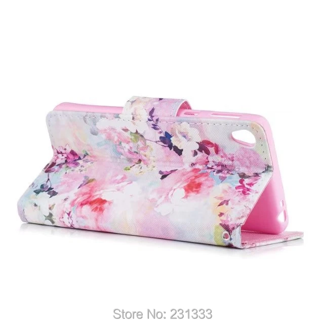 C-ku Cartoon Strap Wallet Leather Pouch Case For Huawei P8 LITE 2017 P9 P10 PLUS Honor 7X TPU Stand ID Card Flower Cover 100pcs | Мобильные