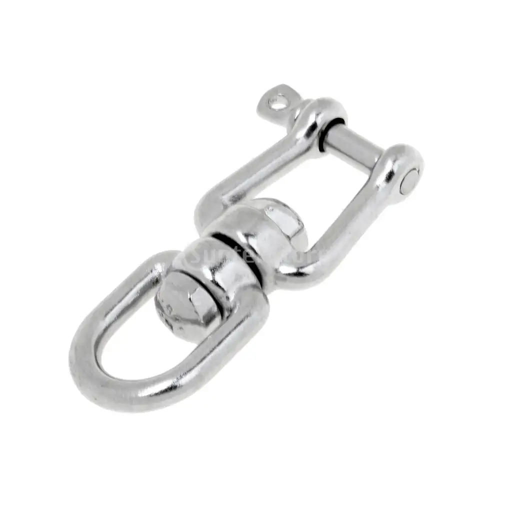 

4/5/6/8/10/12mm Marine Grade 304 Stainless Steel Boat Anchor Connector Shackle Swivel Jaw