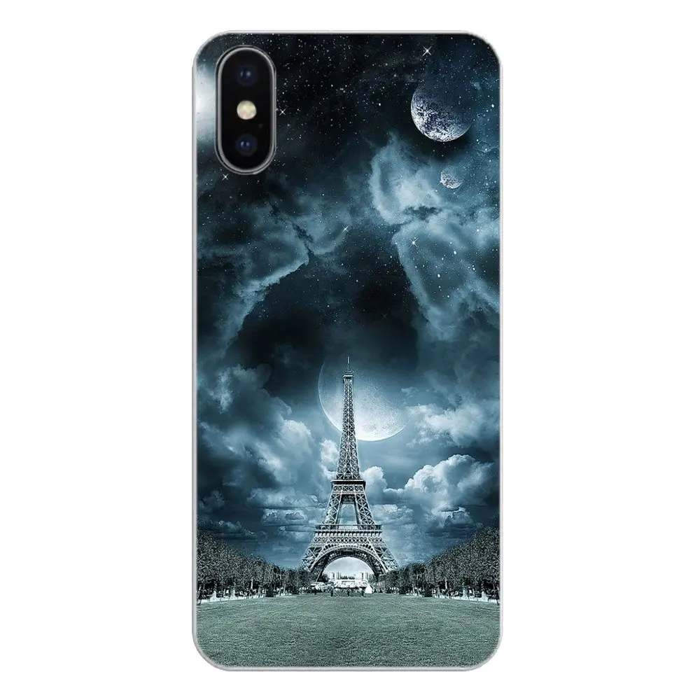 Silicone Phone Case Cover paris france eiffel tower Night Art For Samsung Galaxy A5 A6 A7 A8 A9 J4 J5 J7 J8 2017 2018 Plus Prime |