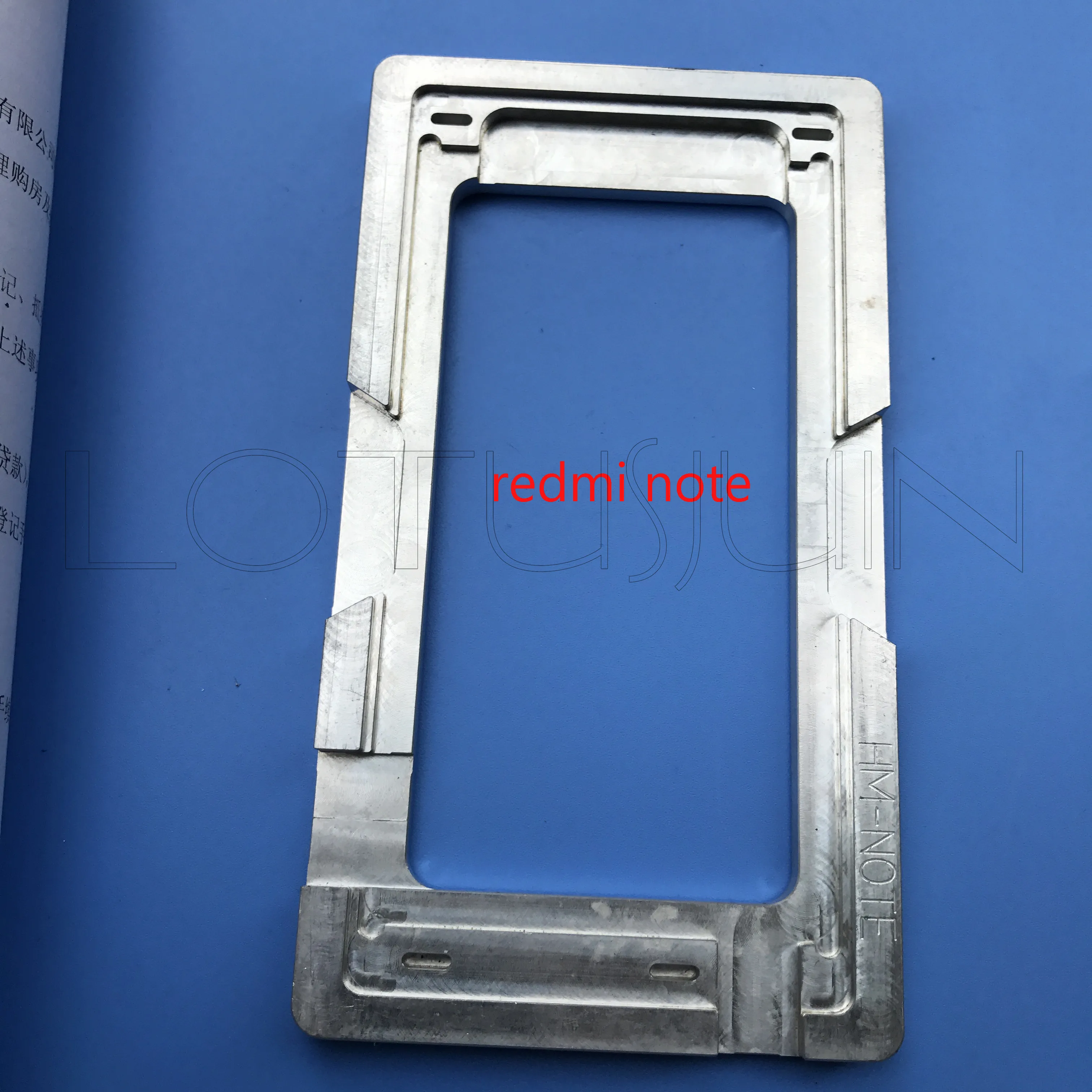 Aluminium Metal Alignment LCD Glass OCA Lamination Positioning mold Mould for xiaomi Redmi Note 2 3 4 5A Y1 lite Prime | Мобильные