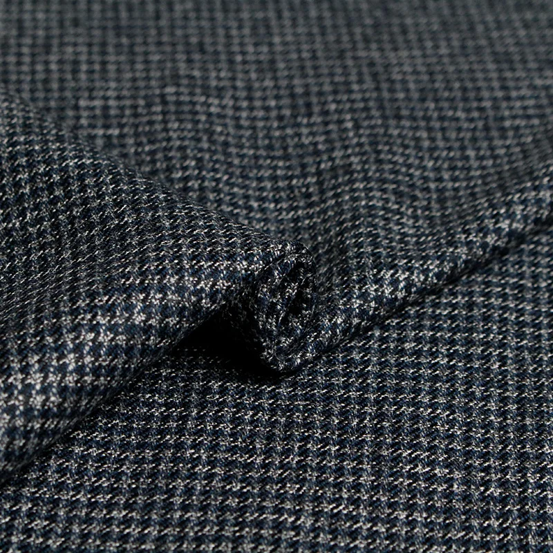 Pearlsilk Сделано в Японии темно-синяя полоса шерстяные товары 100% материалы осенние