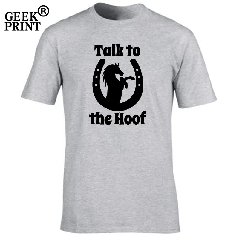 Женская футболка с изображением лошади Talk To The Hoof Riding Rider Подарочная для