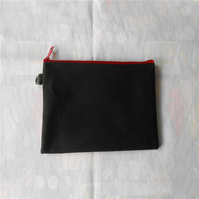 Black RedZipper 10pcs Unisex Mini Coin Purse Wallet mobile phone bag small Credit Card ID Holder Wallet High Quality trinket bag storage bag - Цвет: Black RedZipper
