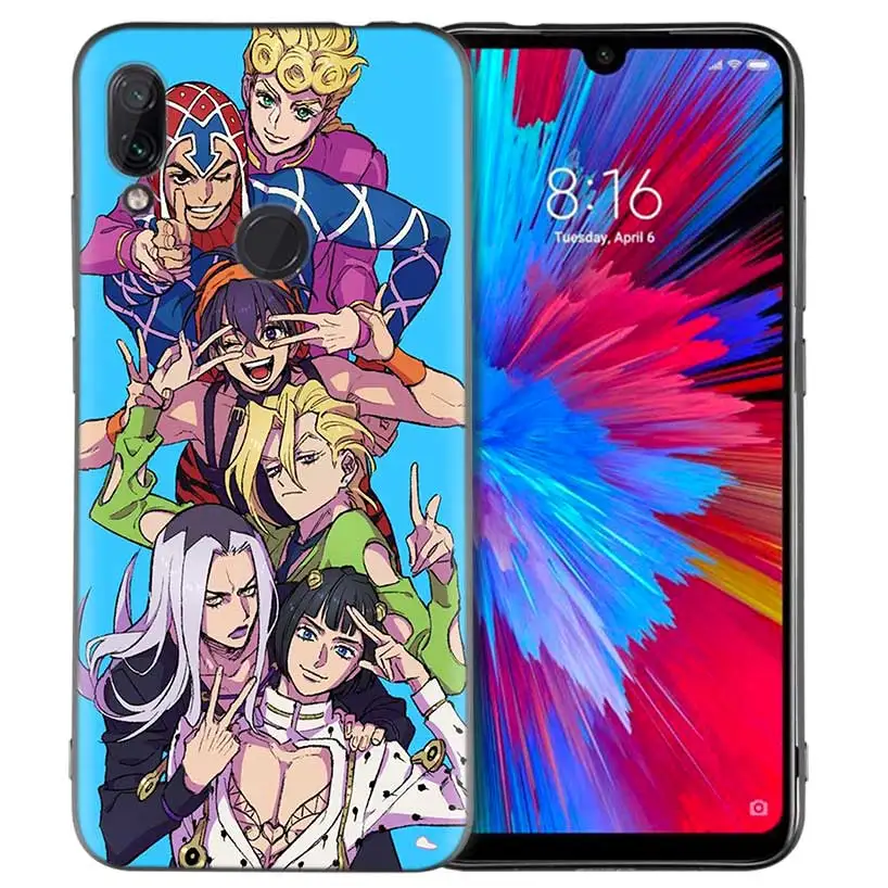 JoJo Необычные Приключения силиконовый чехол для Xiaomi Mi 9 8 Play A1 A2 Redmi Note 7 6 6A 5 Plus S2 GO Lite Pro Pocophone F1