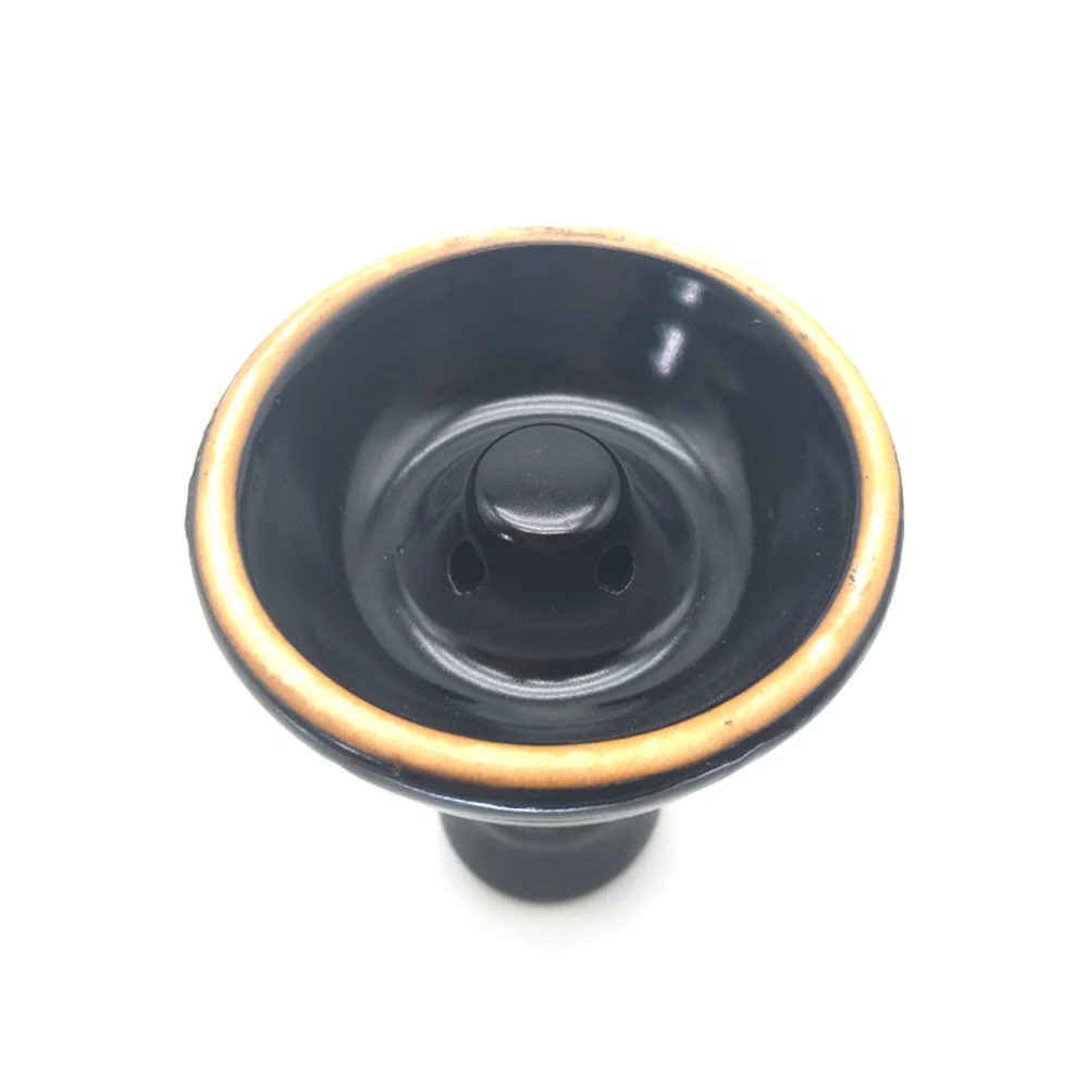LOMINT Black Ceramic Hookah Bowl shisha Tobacco For Hookahs Chicha Narguile Accessories China Chinese Factory Wholesale |
