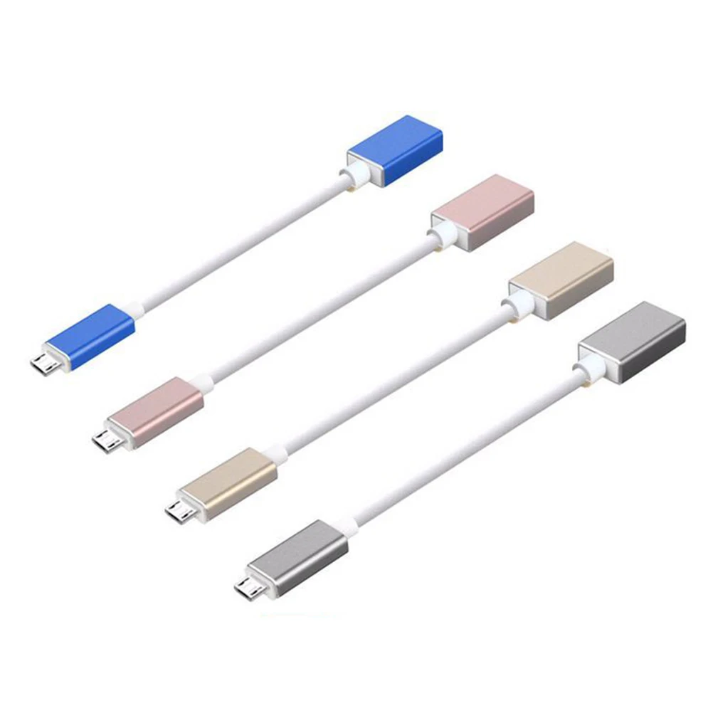1 шт. прочный Micro USB 3 папа к 0 Женский OTG кабель для передачи данных Разъем 17